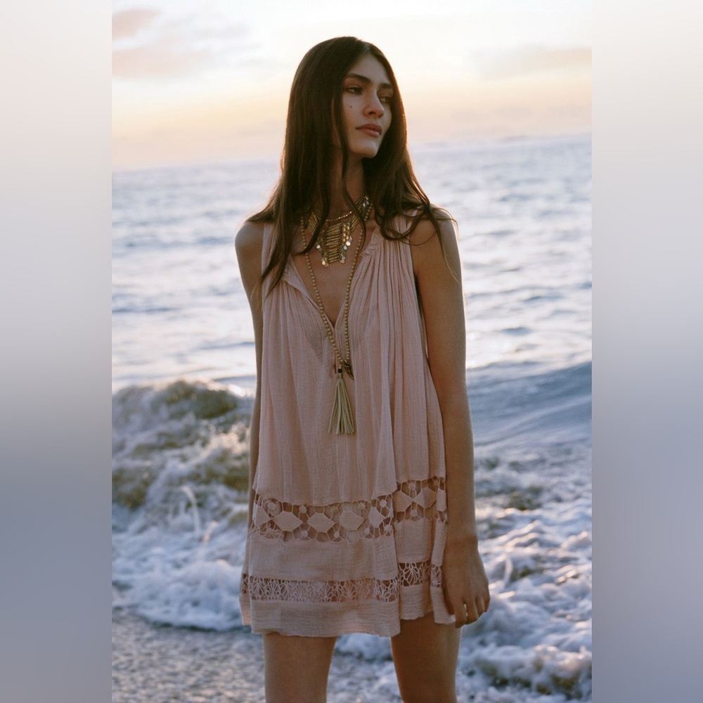 Free People One Costa Brava Mini Dress